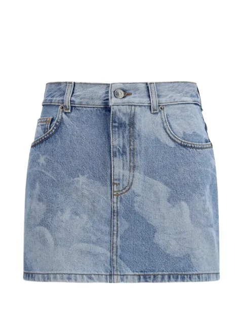 Fiorucci angels-print denim skirt Blue W26SSDSK005DN03