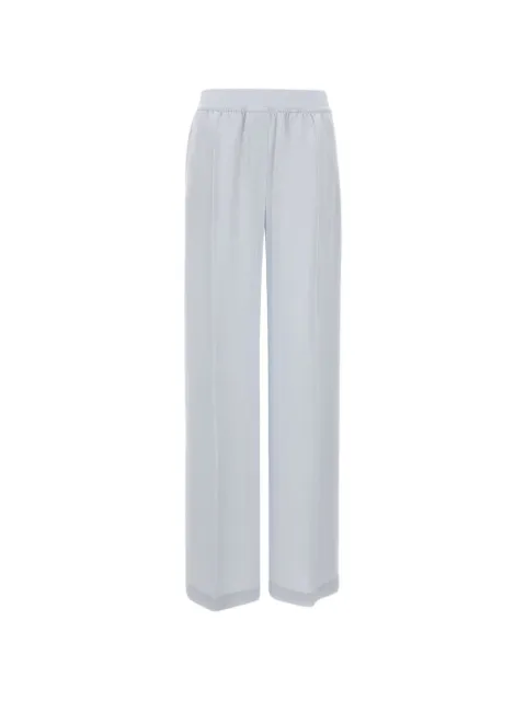 BOSS pressed-crease wide-leg trousers Blue 50557442
