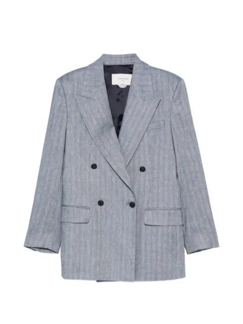 Jacob Cohën double-breasted herringbone blazer Blue JDMI0035000S4342RW