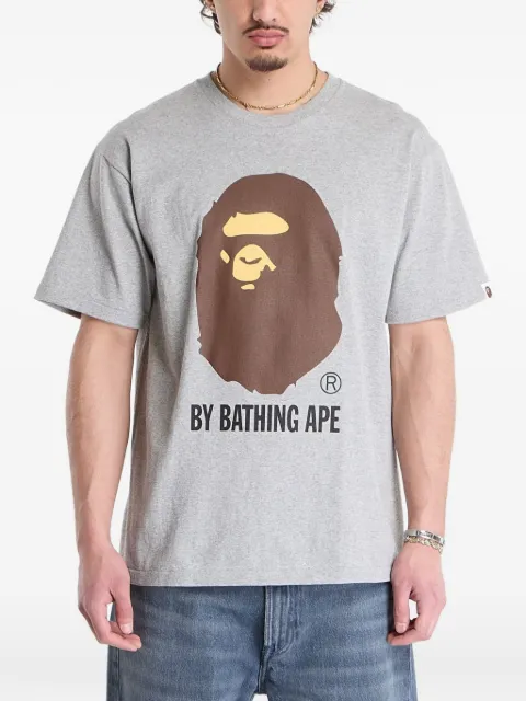 A BATHING APE® printed T-shirt Grey 001TEL801002MGRA