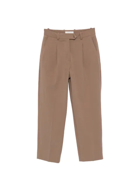 Circolo 1901 pleated tailored trousers Brown FD3865