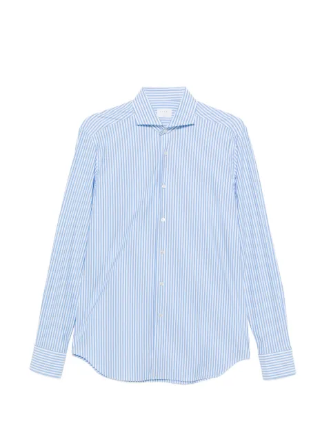 Xacus striped long-sleeve shirt Blue 21618