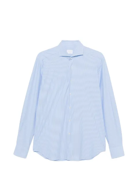 Xacus striped long-sleeve shirt Blue 21619