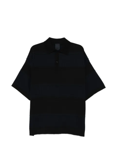 Juun.J striped polo shirt Black JC6251H945