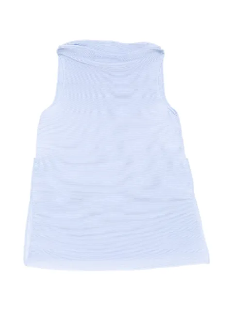 Melitta Baumeister soft sleeveless ripple top Blue MB15SS26