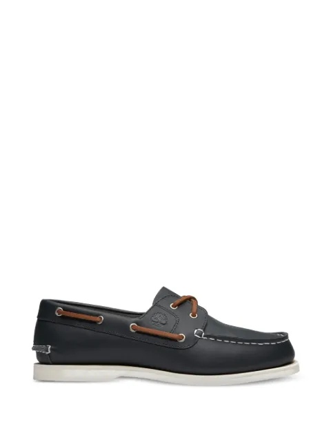 Timberland almond toe leather loafers Blue TB0A2Q9XEP81