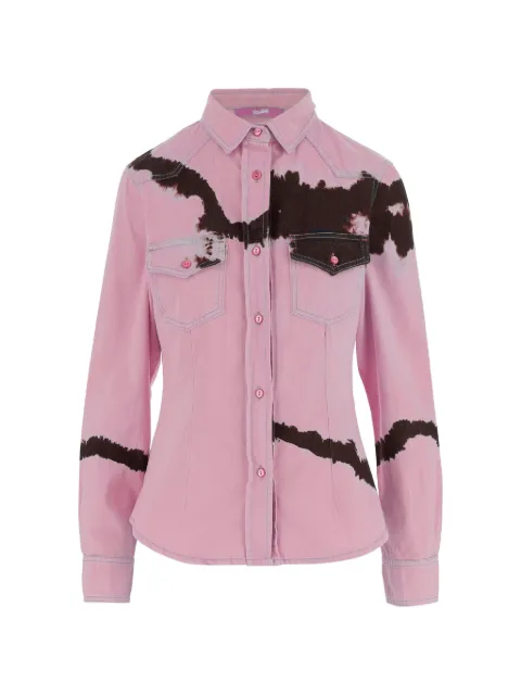 DON'T @ ME tie-dye pocket shirt Pink DAM26TU5PINK