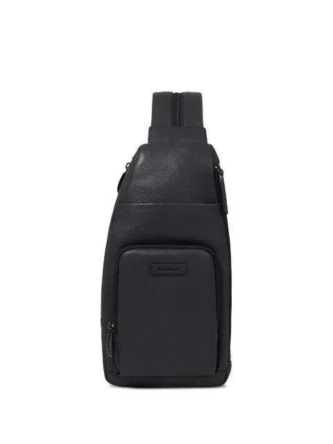 PIQUADRO Modus Restyling leather sling bag Black CA5577MOS