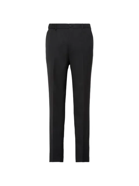 Calvin Klein pressed-crease elasticated-waist trousers Black LV04LF623GUB1