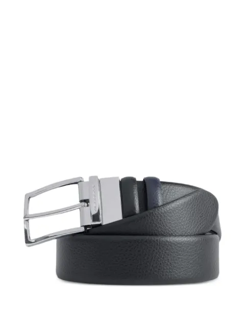 PIQUADRO reversible leather belt Black CU4209MO