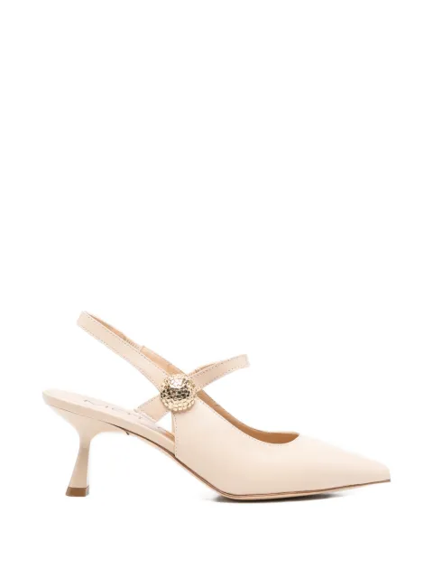 mot-clè button-embellished slingback pumps Neutrals MOT3242