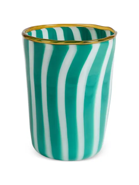 Lisa Corti Circus striped vase Green 26RCIRCUSVASE80H22