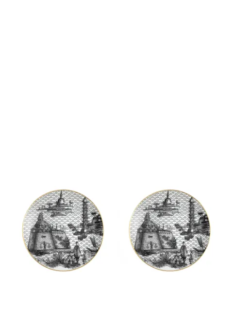 Simone Guidarelli Home plate set (set of two) White SG1000040