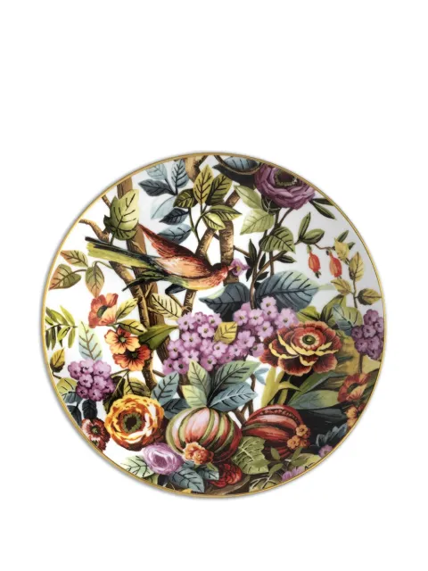Simone Guidarelli Home Jungle floral-pattern plate White SG2000020