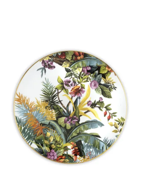 Simone Guidarelli Home Jungle floral plate White SG2000001