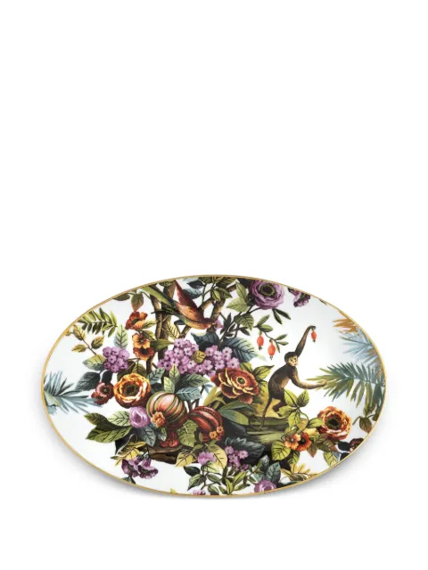Simone Guidarelli Home Jungle oval-shaped platter White SG2000060
