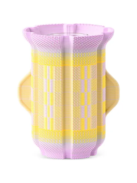 Wontek Ancient Aliens geometric-shape vase Yellow VS1L