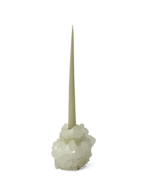 Mineral Series crystal candlestick holder White CSWHITE