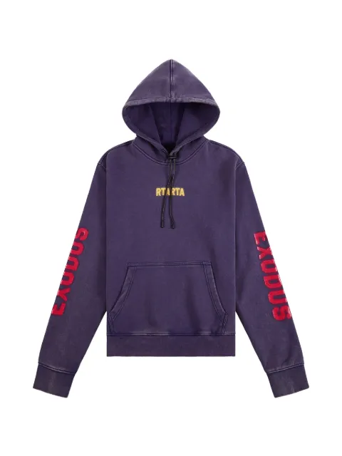 RTA Dion logo-print hoodie Purple MEXOK909T1181PABEX
