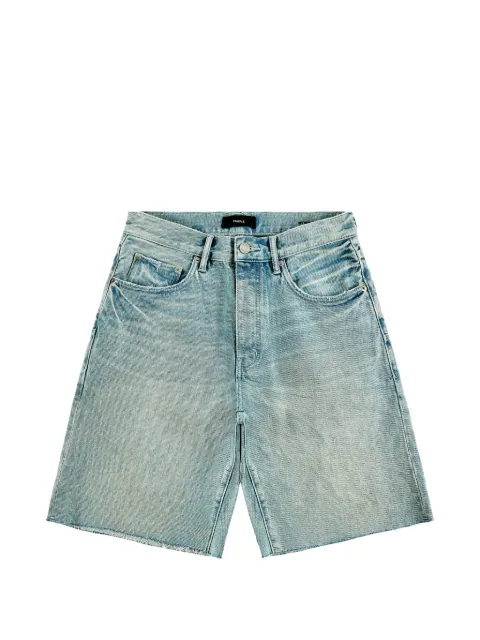 Purple Brand raw-hem shorts Blue P059DTSL226