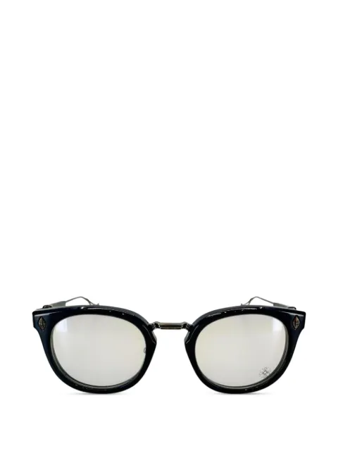 Chrome Hearts SAC round-frame glasses Blue CHRM1030