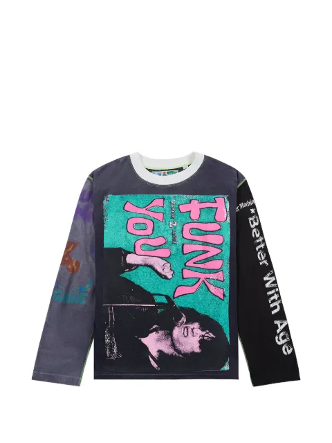 Better with Age Rivka reversible graphic-print -t-shirt Grey BWA67