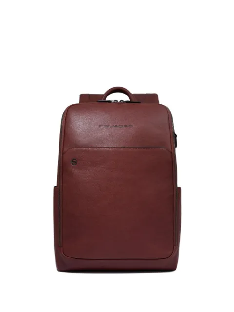 PIQUADRO leather laptop 14" backpack Brown CA6501B3