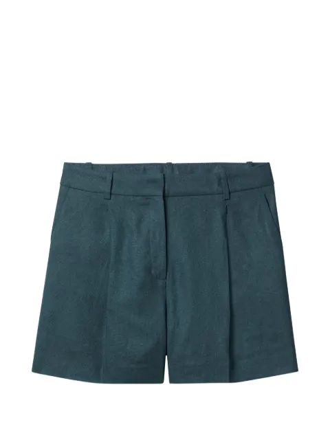 Calvin Klein pleated tailored shorts Blue LV047F632G3Q1