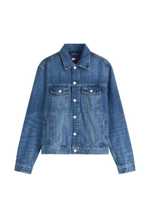 Tommy Jeans Ryan logo-patch denim jacket Blue DM0DM230031A5