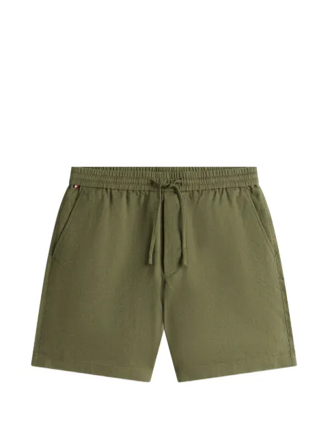 Tommy Hilfiger Dover drawstring-waist linen chino shorts Green MW0MW44353MSX
