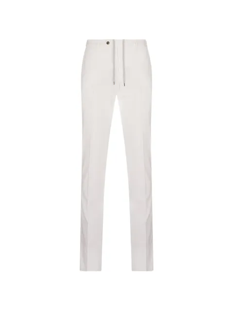 PT Torino drawstring-waist trousers White VTJGZ20CL1SD87