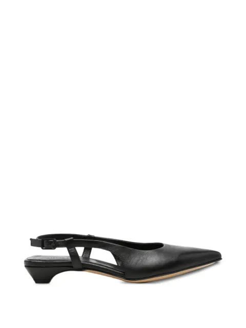Pomme D´Or pointed-toe slingback pumps Black 2300