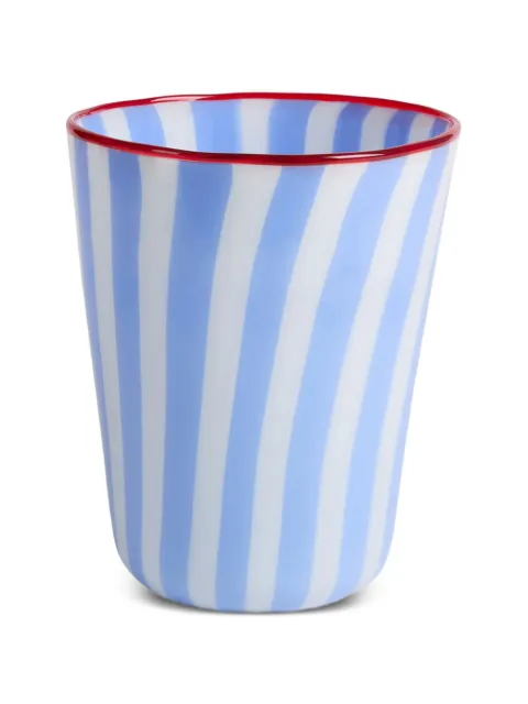 Lisa Corti Circus striped vase Blue 26RCIRCUSVASE72H22
