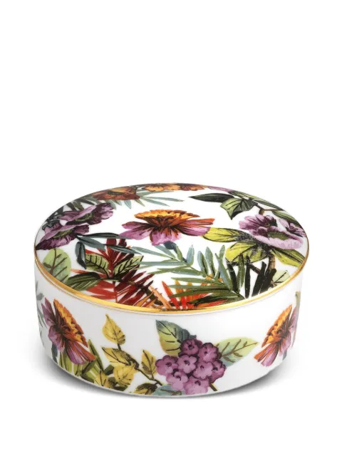 Simone Guidarelli Home Jungle floral-print jewellery box White SG2000221