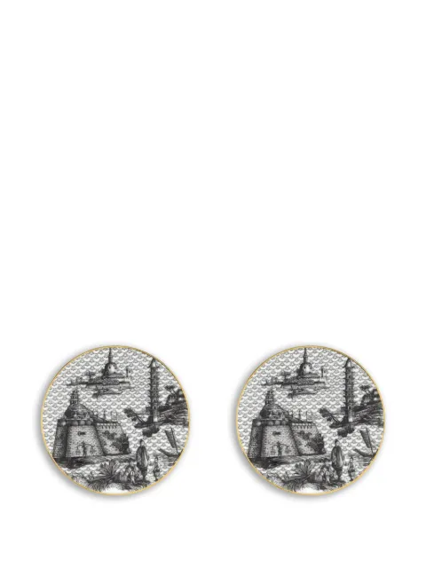 Simone Guidarelli Home Oriental Dream coaster (set of two) White SG1000050