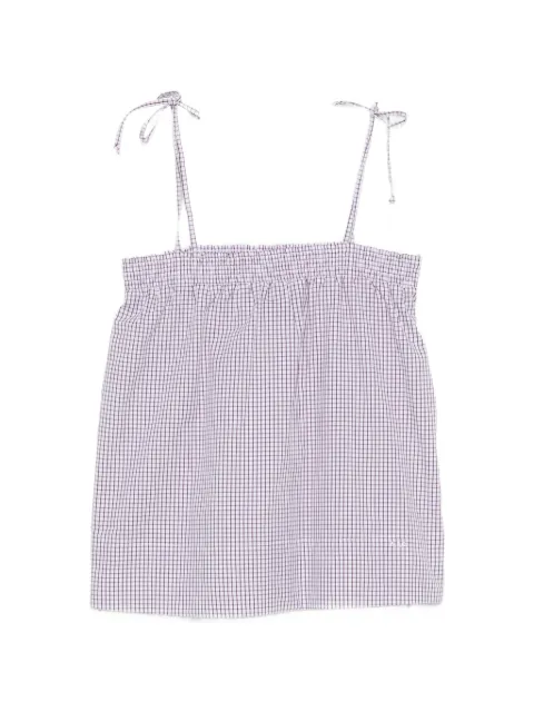 A.P.C. checked top White COHNHF07061