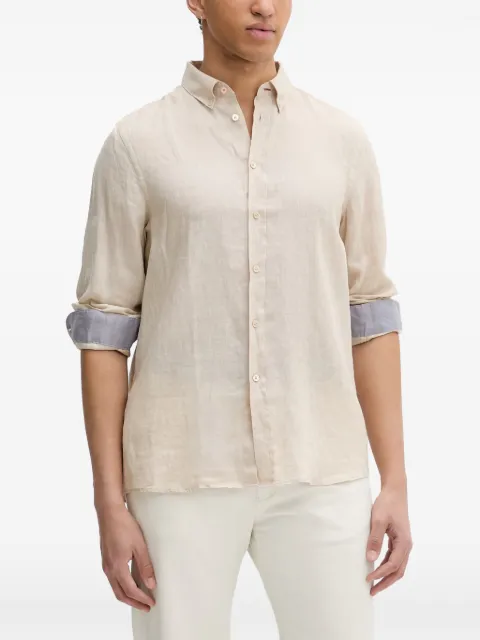 PS Paul Smith button-down long-sleeve shirt Neutrals M2R708UV22649