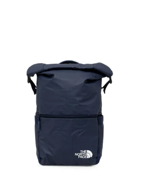 The North Face Base Camp Voyager roll-top logo-print backpack Blue NF0A81DO