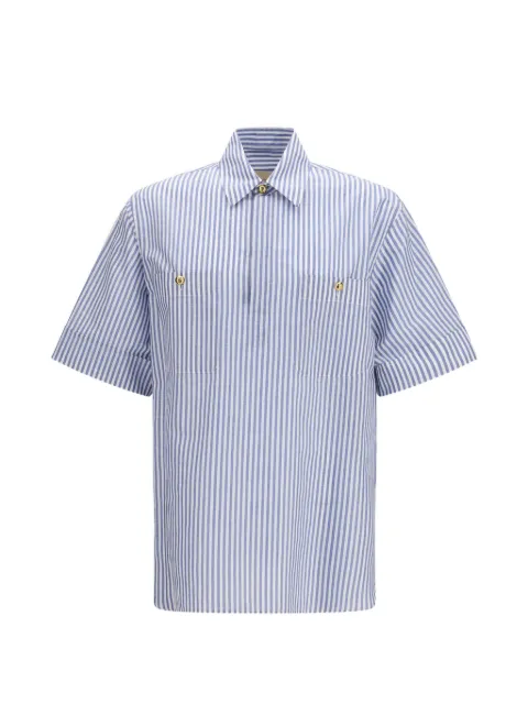 Valentino Garavani striped short-sleeve shirt Blue VAAF26BH0