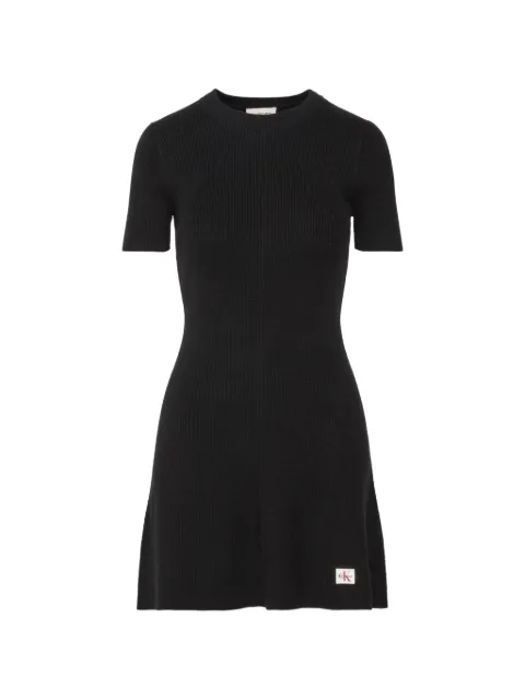 Calvin Klein crepe mini dress Black LV047F325GUB1