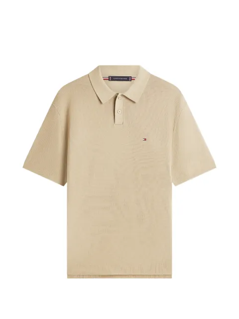 Tommy Hilfiger short-sleeve polo shirt Neutrals MW0MW42795