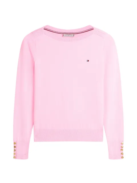 Tommy Hilfiger boat-neck sweater Pink WW0WW40099