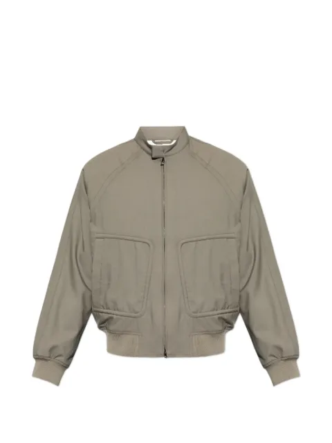 Emporio Armani zip-up virgin-wool jacket Grey EM005481AF24849
