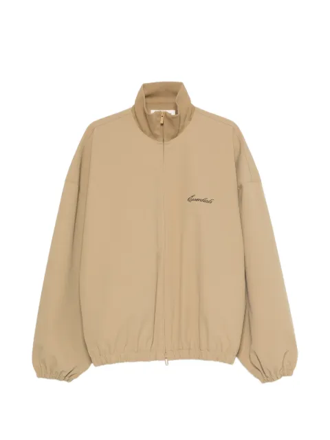FEAR OF GOD ESSENTIALS Signature logo-embroidered jacket Neutrals 202SP264592F