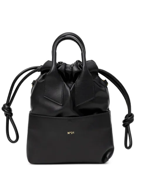 Nº21 Eva drawstring top-handle tote bag Black 26EBP0994EC01N001
