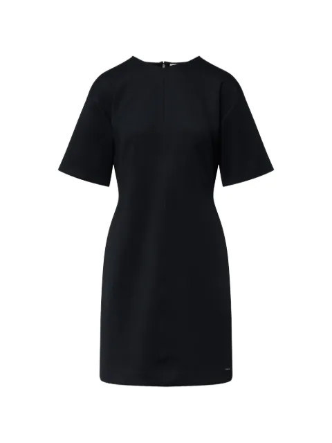 Calvin Klein short-sleeve V-neck dress Black LV044E034GUB1
