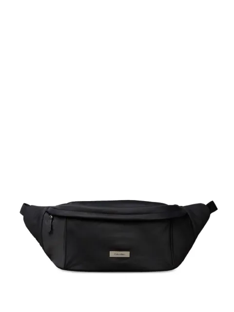 Calvin Klein logo-plaque belt bag Black LV04D3148GUB1