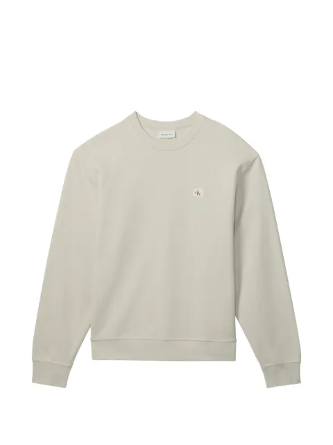 Calvin Klein Jeans logo-patch sweater Neutrals LV04RC273G