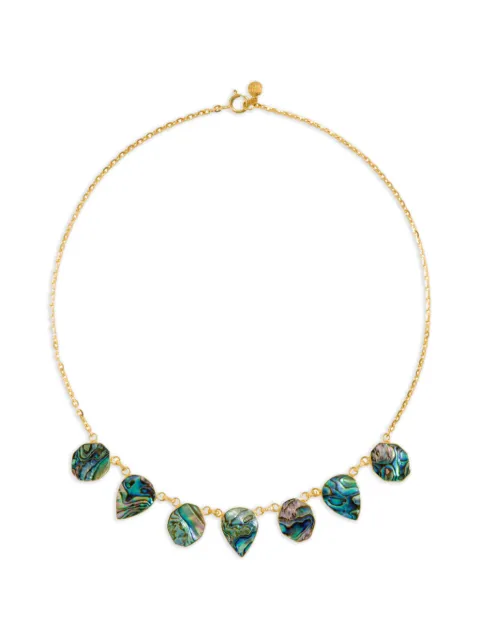 FREYA ROSE small paua necklace Gold WARRIORESSSMALLPAUANECKLACE