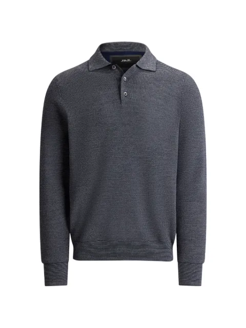 RLX Ralph Lauren striped piqué-knit polo shirt Blue 785B19054